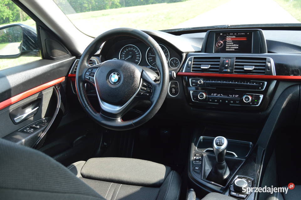 BMW 3GT 320i Sport Line 201617r Super Stan czarny Siedlce sprzedam