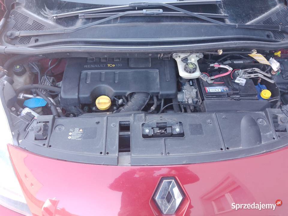 Renault Scenic 14 benzyna gaz 2011r bogate uszkodzony Pobiedziska
