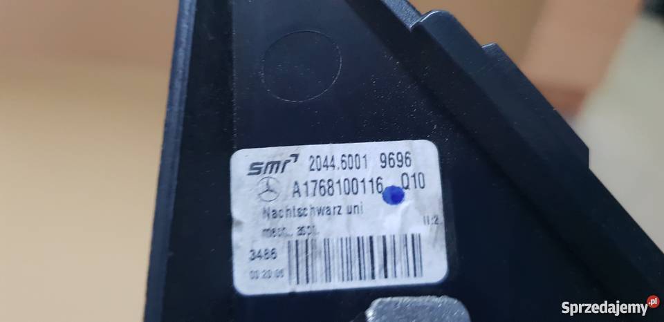 MERCEDES W176 A KLASA LUSTERKO LEWE ZEWNĘTRZNE osobowe Bieleń