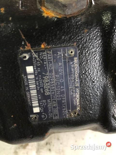 Matbro tr 250 Pompa Hydrauliki Rexroth Pozostałe Jastrzębniki