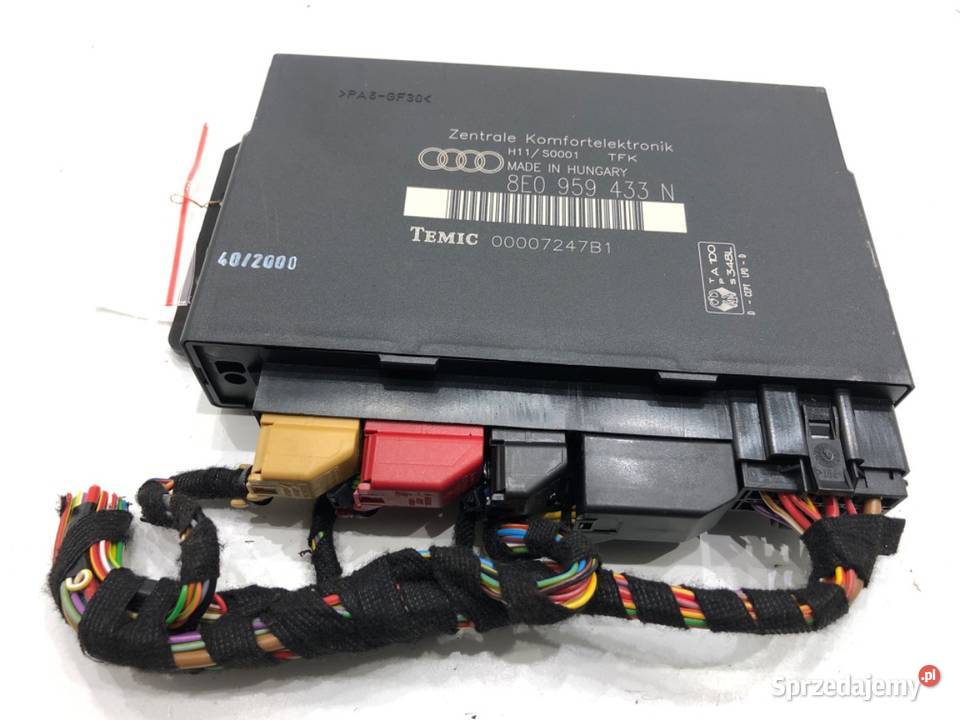 MODUŁ KOMFORTU AUDI A4 B6 8E0959433N Zestawy naprawcze