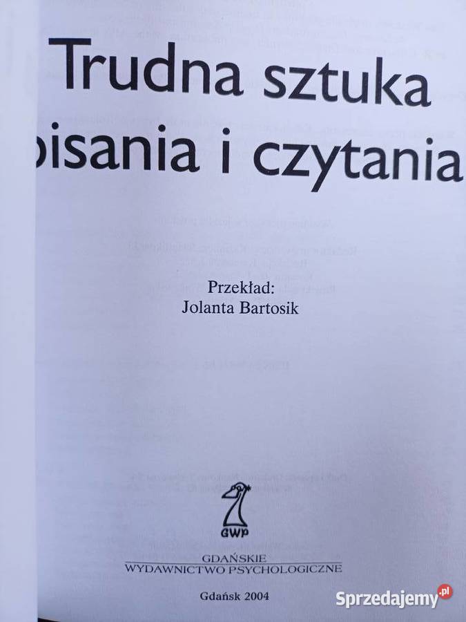 Trudna sztuka pisania i czytania podręczniki mazowieckie Warszawa