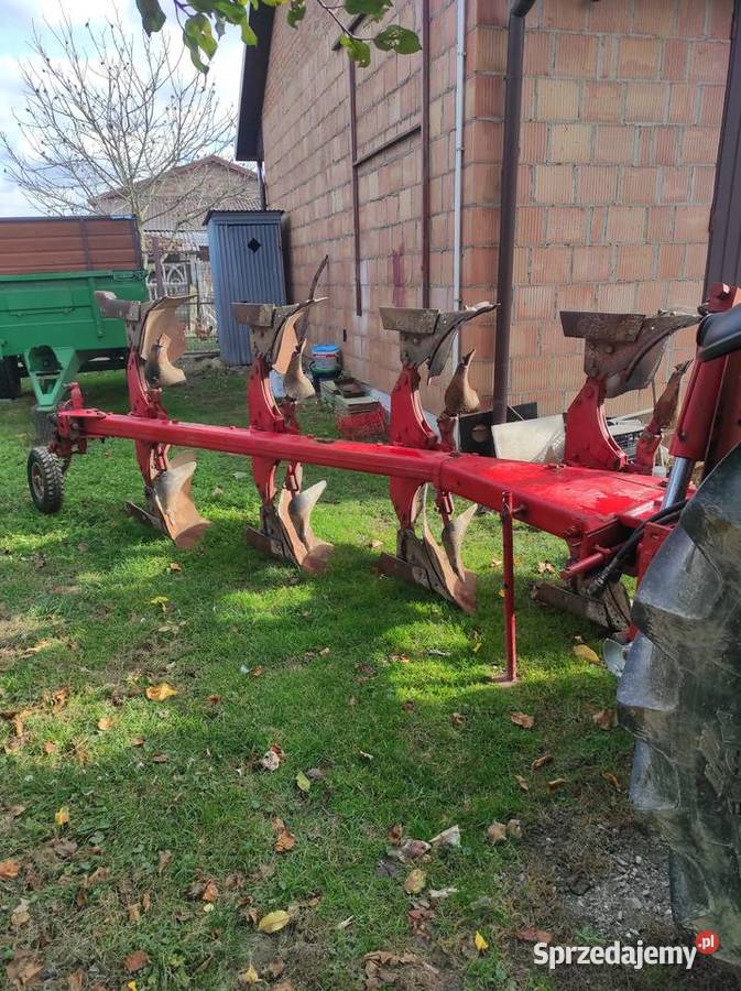 PLUGI 4 SKIBOWE HUARD OBRACANE Maszyny rolnicze Potok Wielki sprzedam