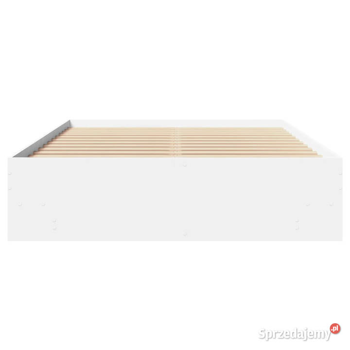 Rama łóżka biała materiał drewnopochodny 140x200 Warszawa