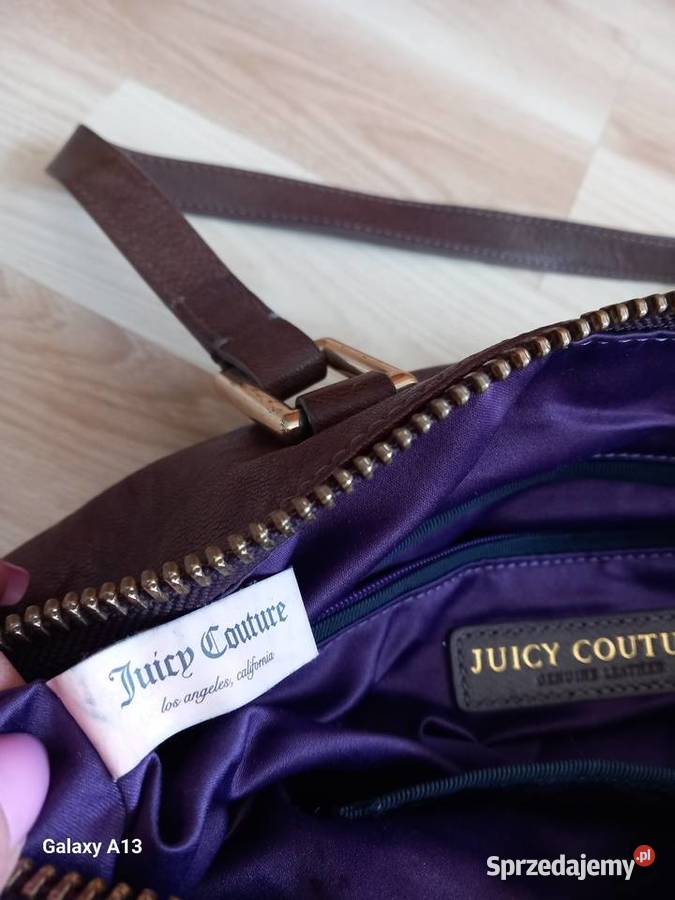 Juicy couture torebka vintage skóra naturalna