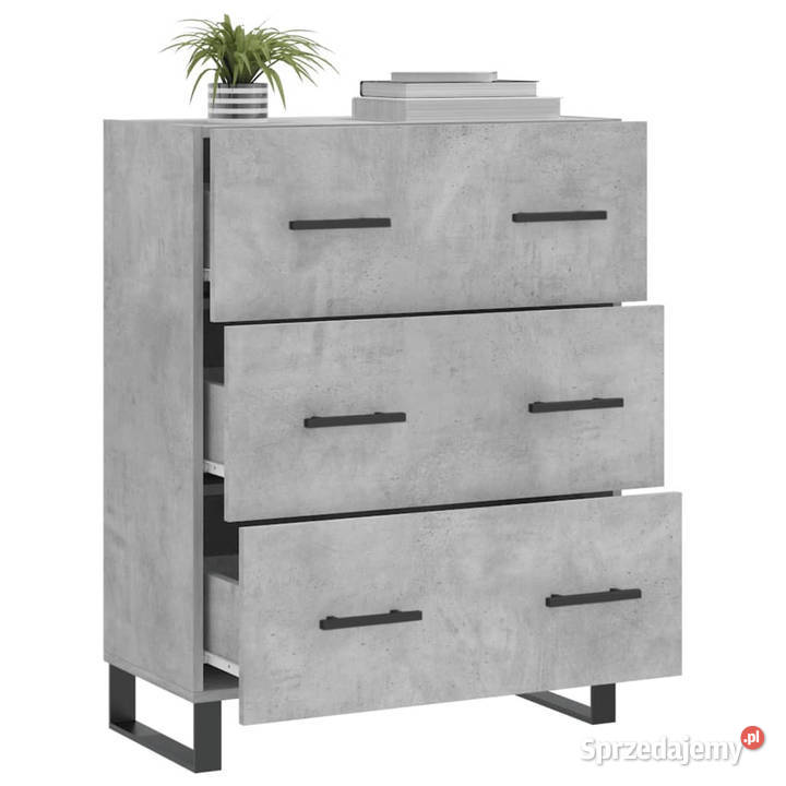 Szafka szarość betonu 695x34x90 materiał mazowieckie
