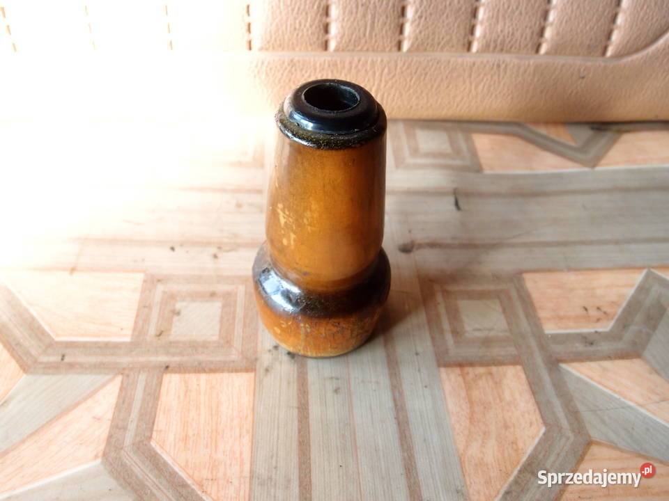 Drewniana gałka zmiany biegów FIAT produkcja PRL Łódź