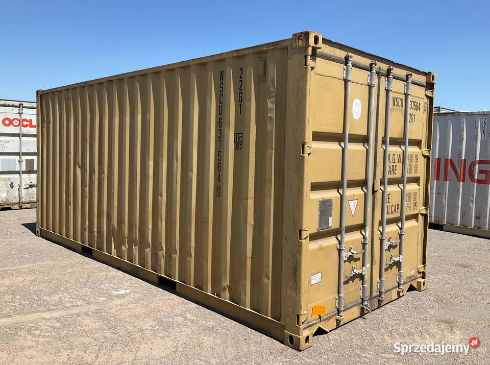 Kontener morski magazynowy 20DV 6 metrowy Wolsztyn