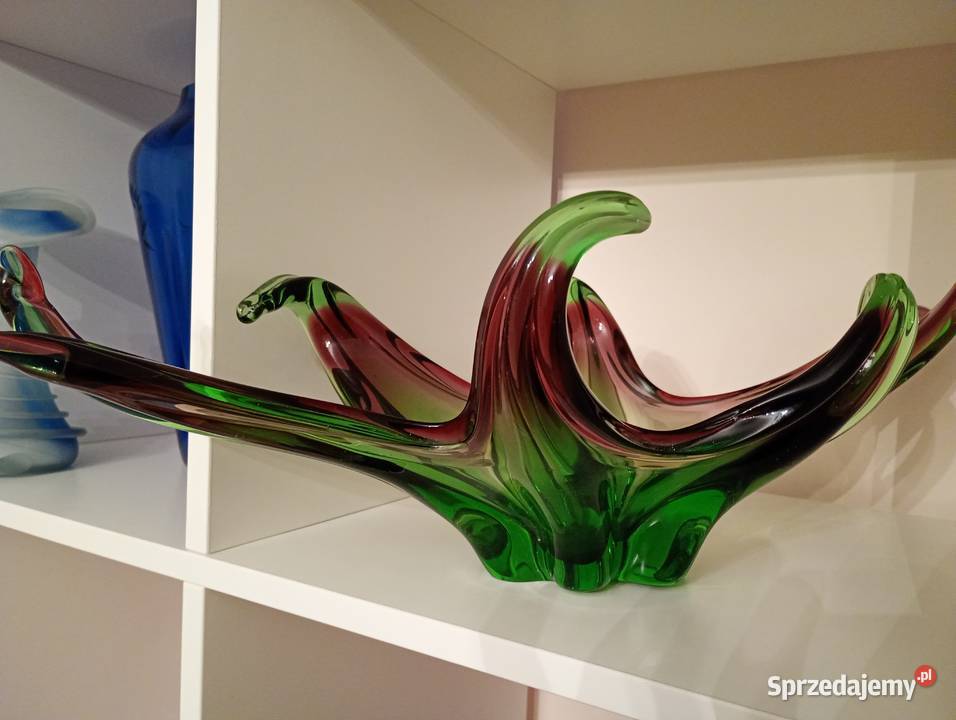Patera murano zielona duża mazowieckie sprzedam
