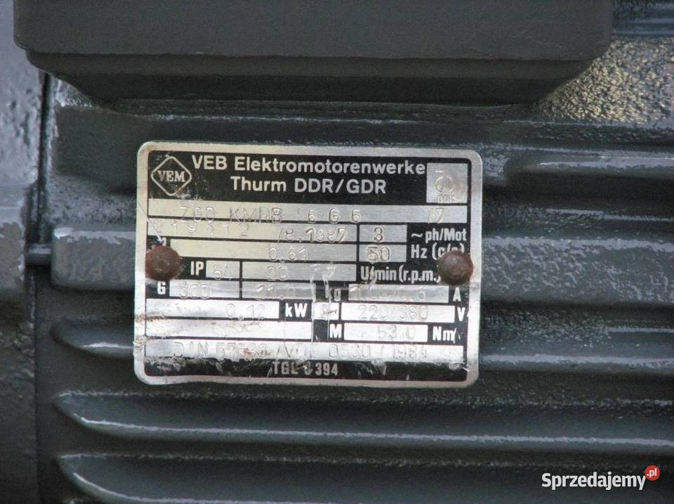 Motoreduktor kołnierzowy 012kw 20obrmin Kargowa