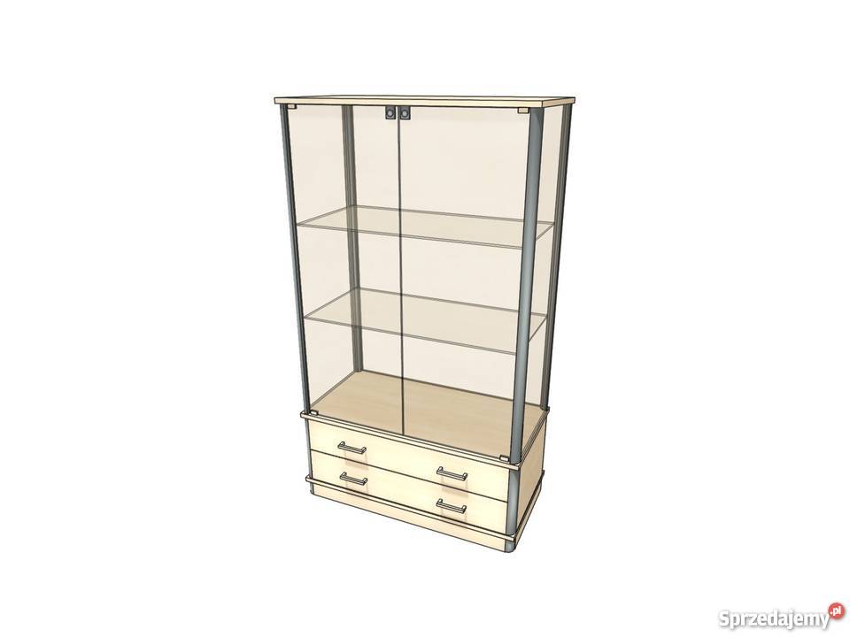 Oszklona gablota sklepowa meble sklepowe gabloty Nowy Dwór Mazowiecki