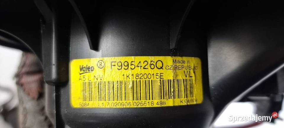 WENTYLATOR KABINOWY VOLKSWAGEN TOURAN F995426Q osobowe Lipno