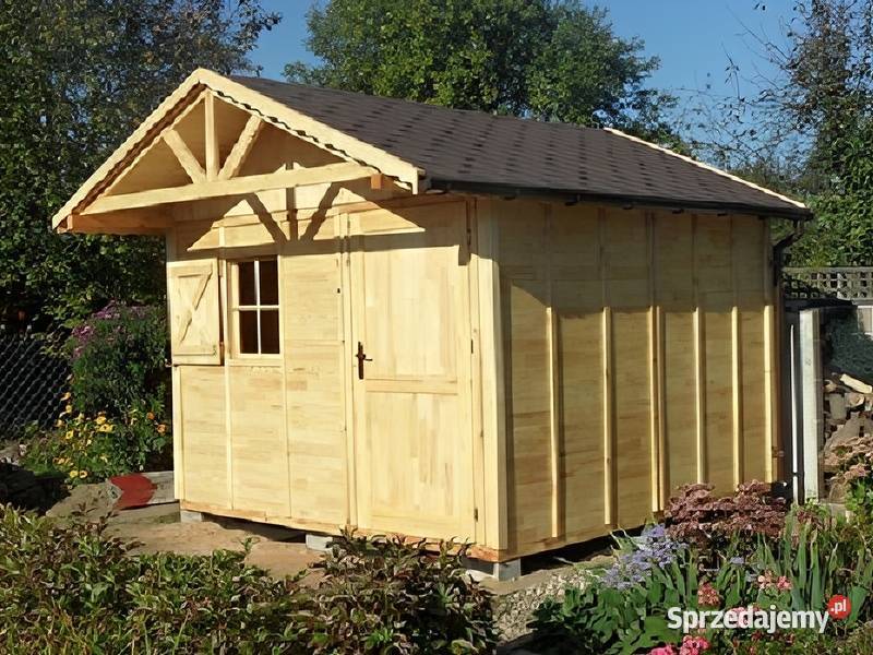DOMEK NARZĘDZIOWY OGRODOWY DREWNIANY 3x3 DACH Parzymiechy