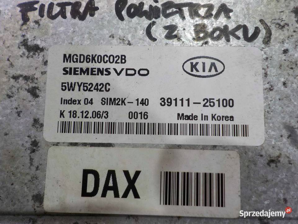 MAGENTIS II 20 B 08 sterownik silnika 9311125100