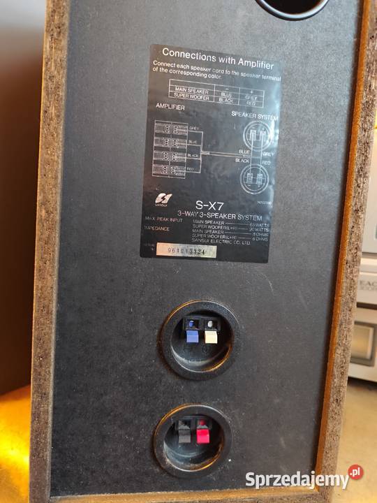 kolumny głośnikowe Sansui SX7 BiWiring