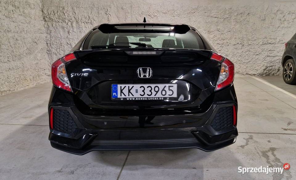 Honda Civic X 45 serwis ASO AUTO NOWE podgrzewane fotele Civic Kraków
