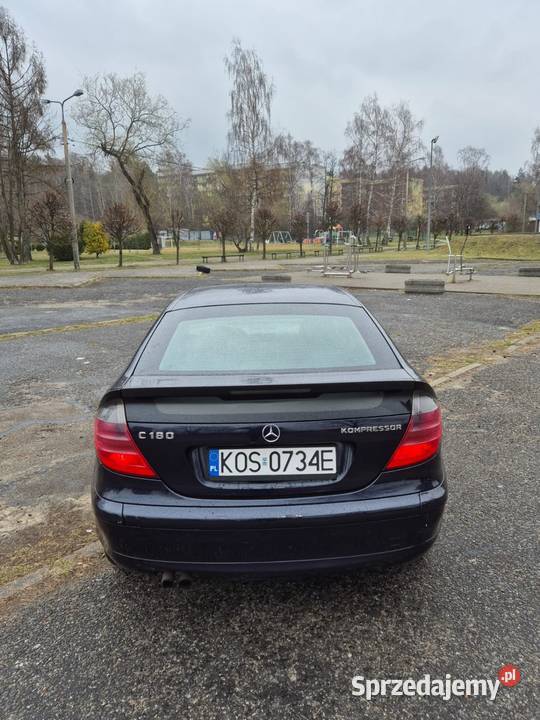 Mercedes C 18 kompresor gaz granatowy Chrzanów