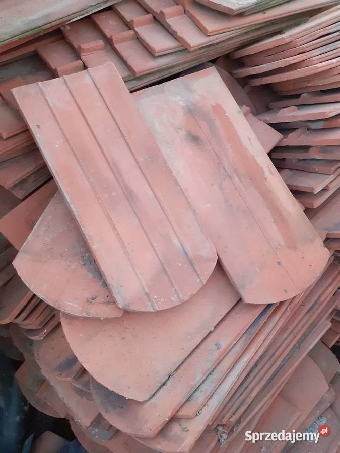 dachówka ceramiczna z rozbiórki Sadurki