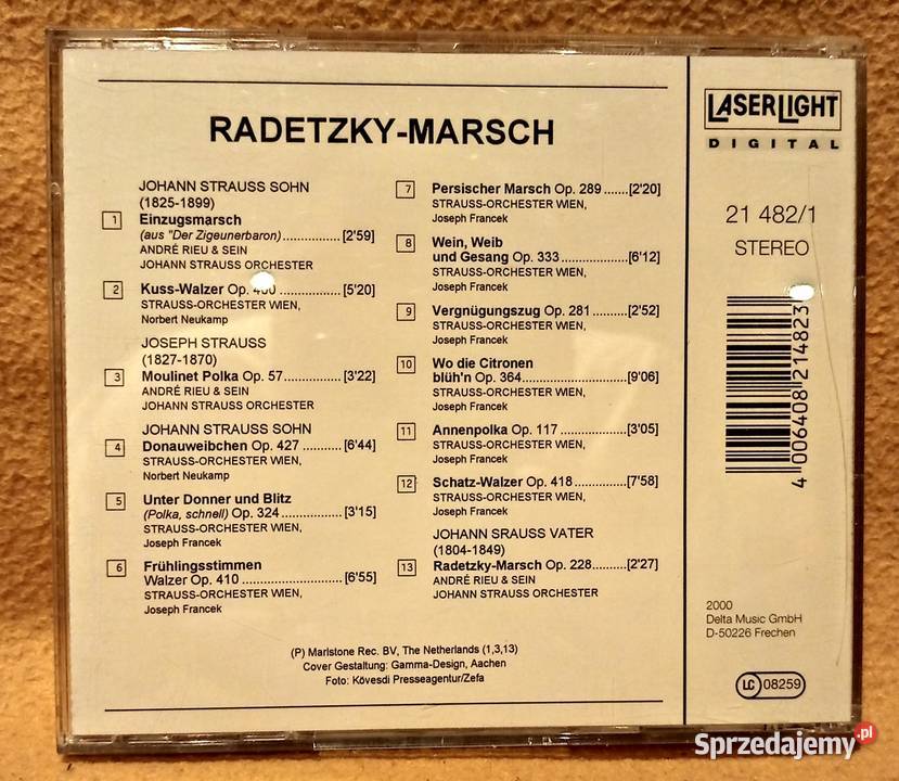 Cd Radetzky Marsch Ein Strauss Festival mazowieckie Warszawa sprzedam