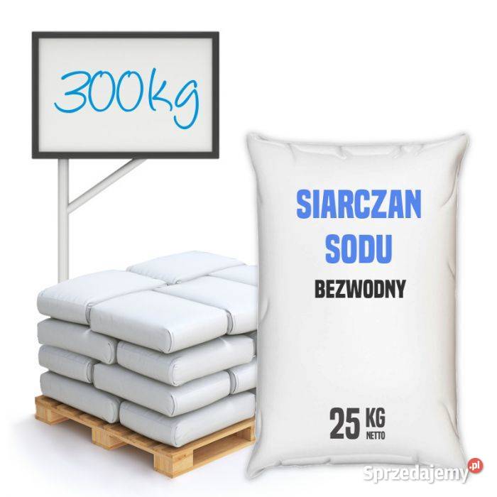 Siarczan sodu bezwodny 300 wysyłka cała Polska dolnośląskie Brzeg Dolny