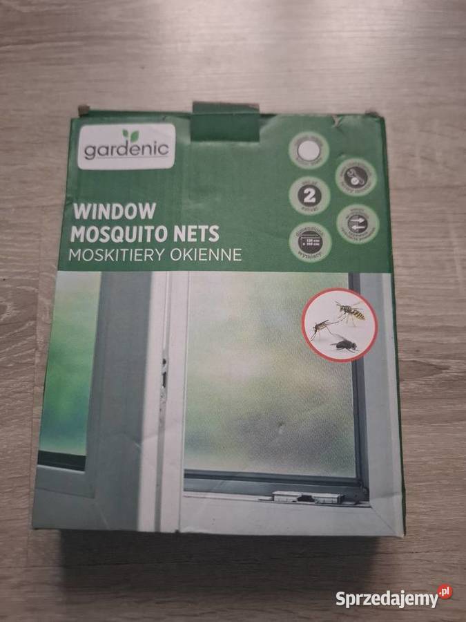 Moskitiera okienna Gardenic zestaw 2 130 150 sprzedam