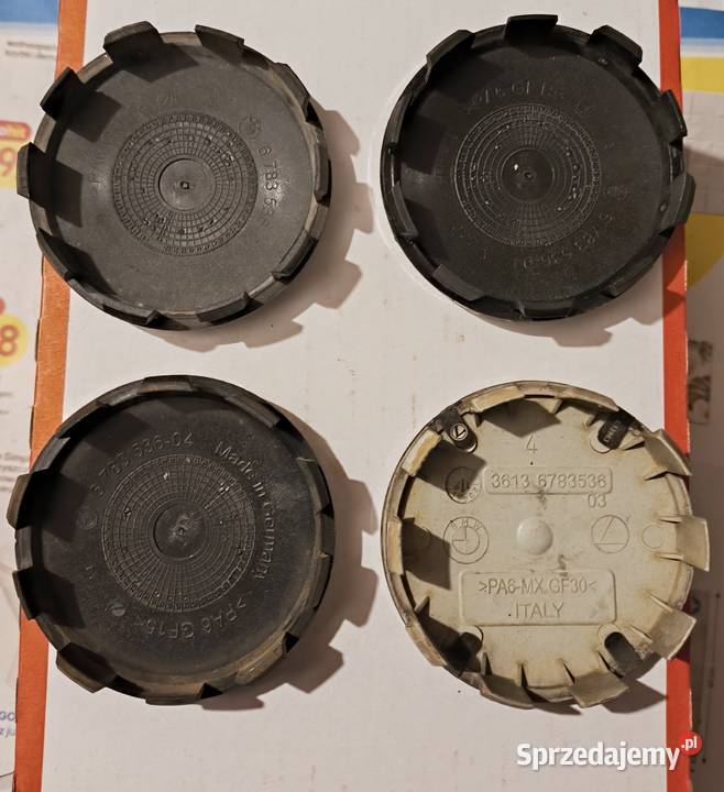 Dekielki felg 68 mm BMW E60 6783536 04 komplet Wolbrom