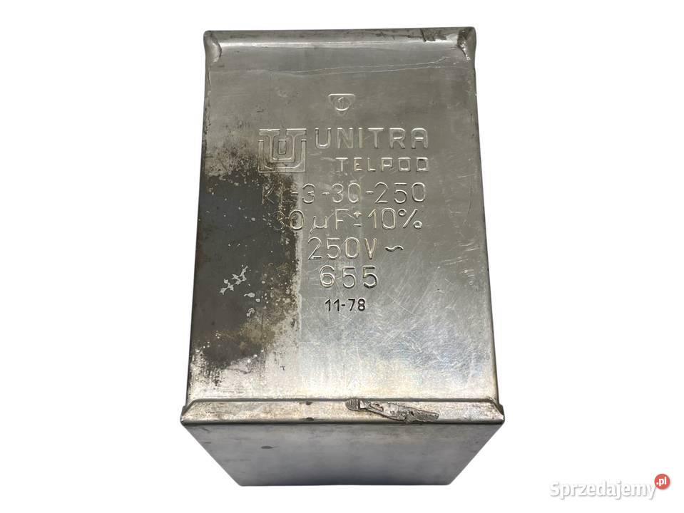 Kondensator Unitra Telpod 3 PRL Części i akcesoria Kraków