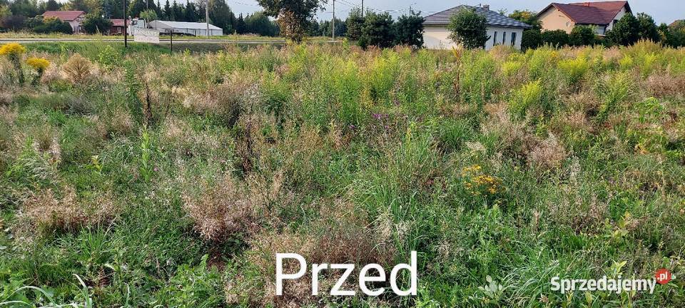 Koszenie kosiarką bijakową likwidowanie