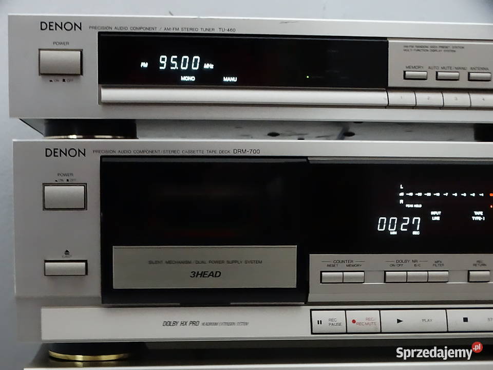 Wieża Stereo DENON Gold Zestaw Vintage PMA520 Biłgoraj