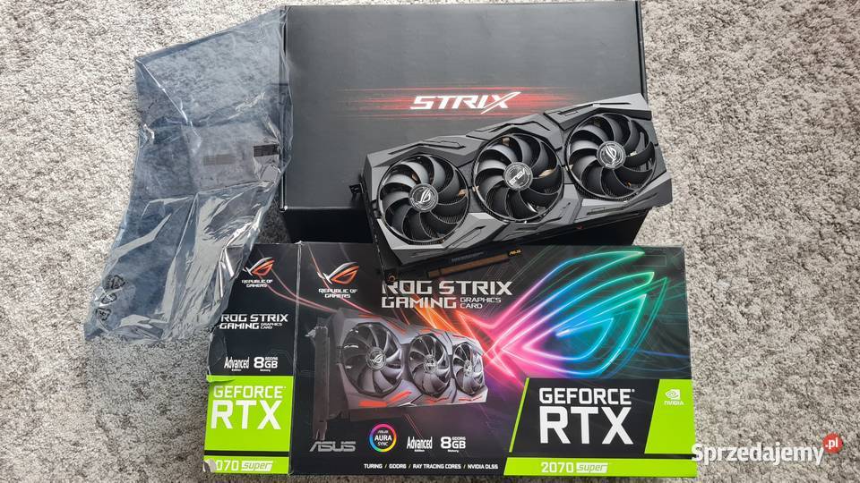 Asus rog strix rtx 2070 super aktywne Koluszki