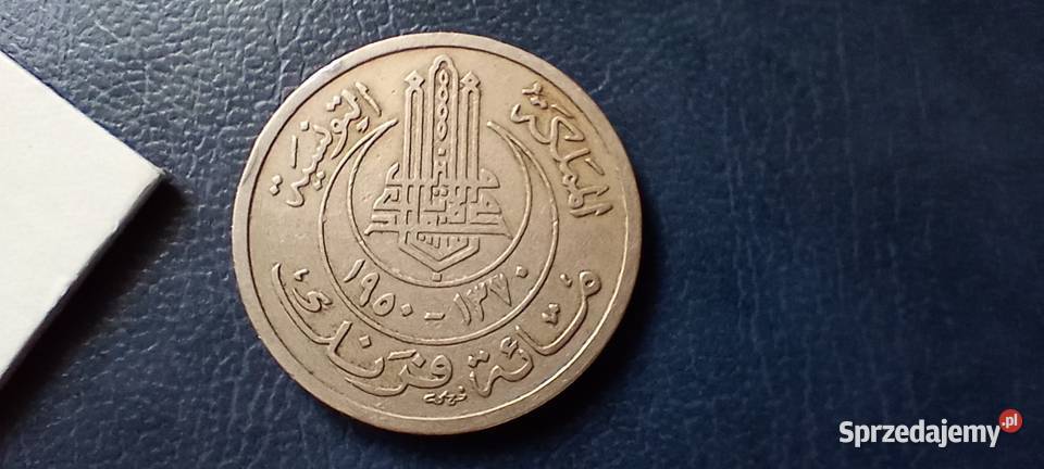 Stare monety 100 frank 1950 Tunezja Kolekcje Lesko