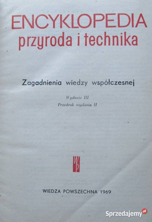 Encyklopedia Przyroda i Technika przyroda technika, nauki techniczne Łódź