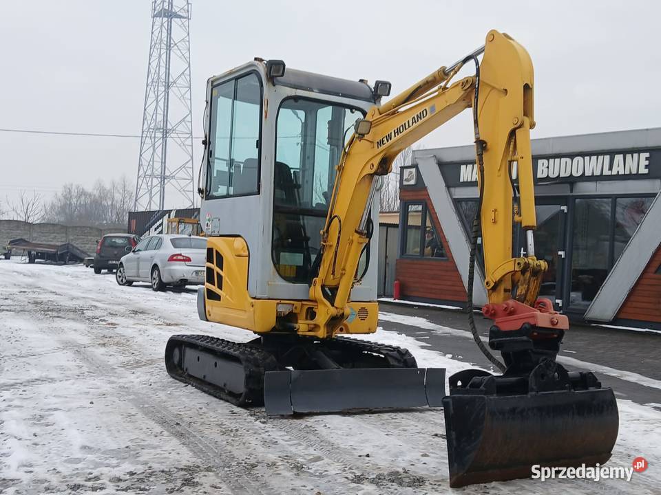Holland Minkoparka Ładna 1800 długie ramie Koparki Maszyny budowlane łódzkie Złoczew