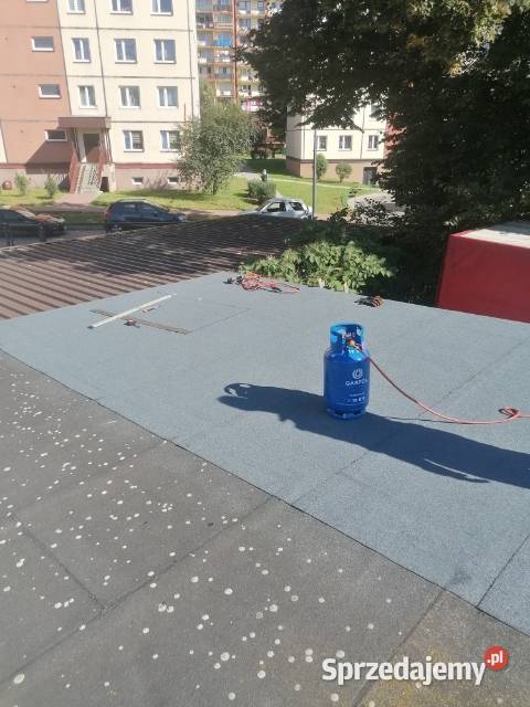 Papa termozgrzewalna krycie papą naprawa dachów Czeladź