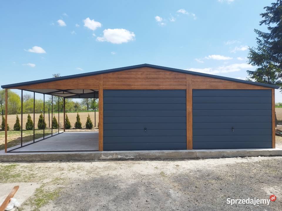 Garaż Blaszany Drewnopodobny 3x5 4x5 4x6 6x6 Sprzedaż Szubin sprzedam