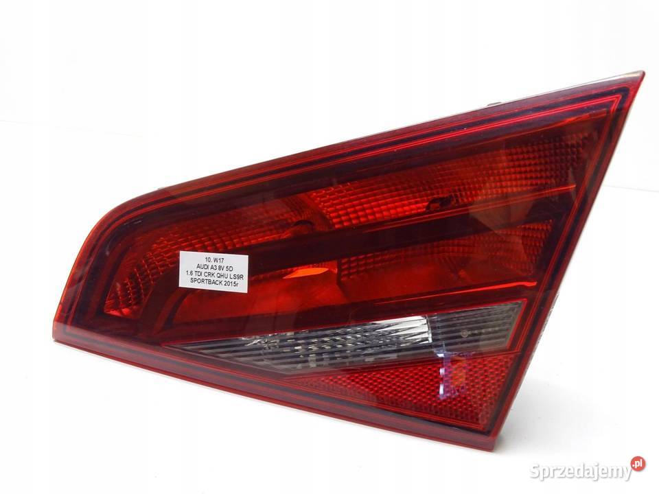 LAMPA PRAWA PRAWY TYŁ TYLNA W KLAPE AUDI A3 8V osobowe