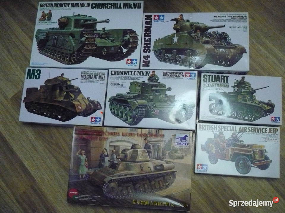 modelarstwo czołgi alianci II WŚ 135 opis Wałbrzych