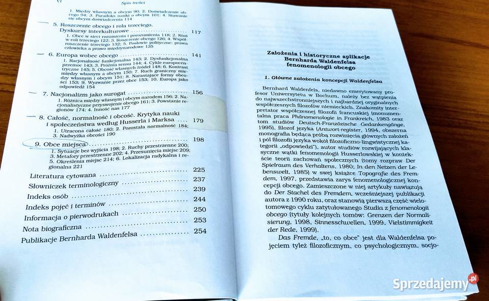 Topografia obcego studia z fenomenologii obcego Podręczniki