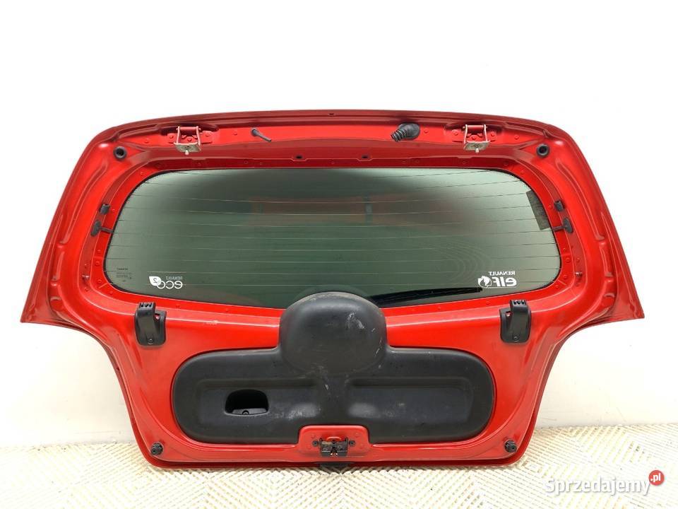 KLAPA TYŁ RENAULT TWINGO II Hatchback CZERWONY Klapy bagażnika