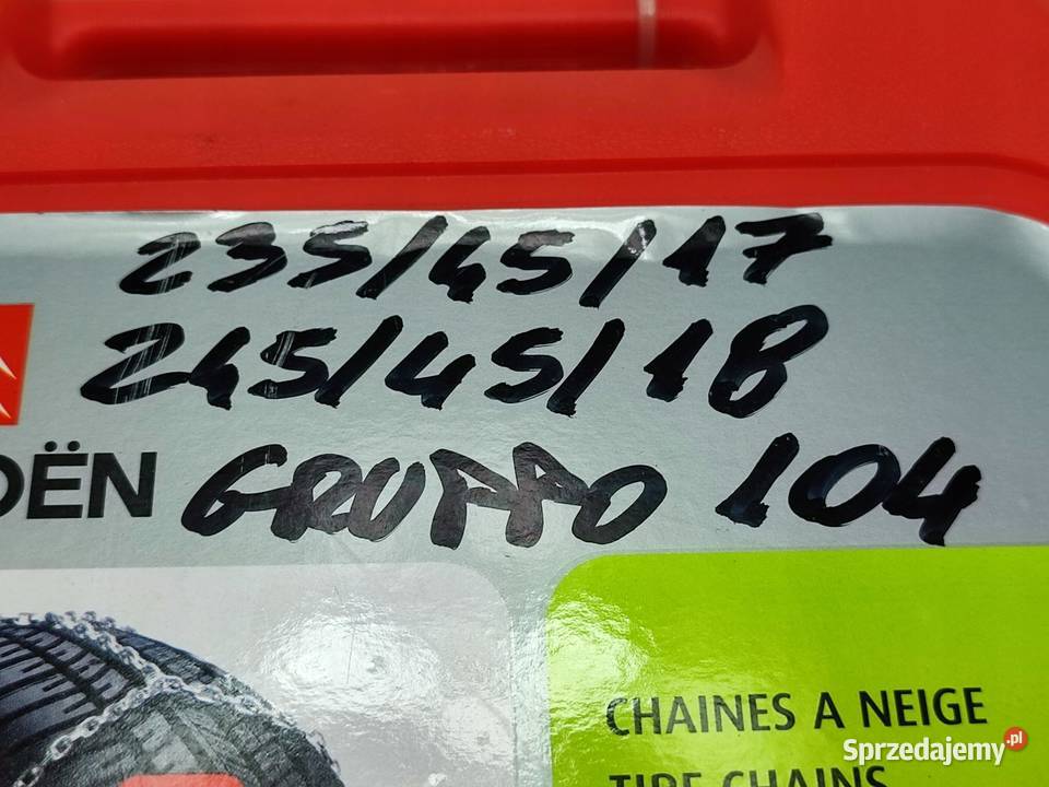 ŁAŃCUCHY ŚNIEGOWE 1 PARA CITROEN 17 18 ROZMIAR