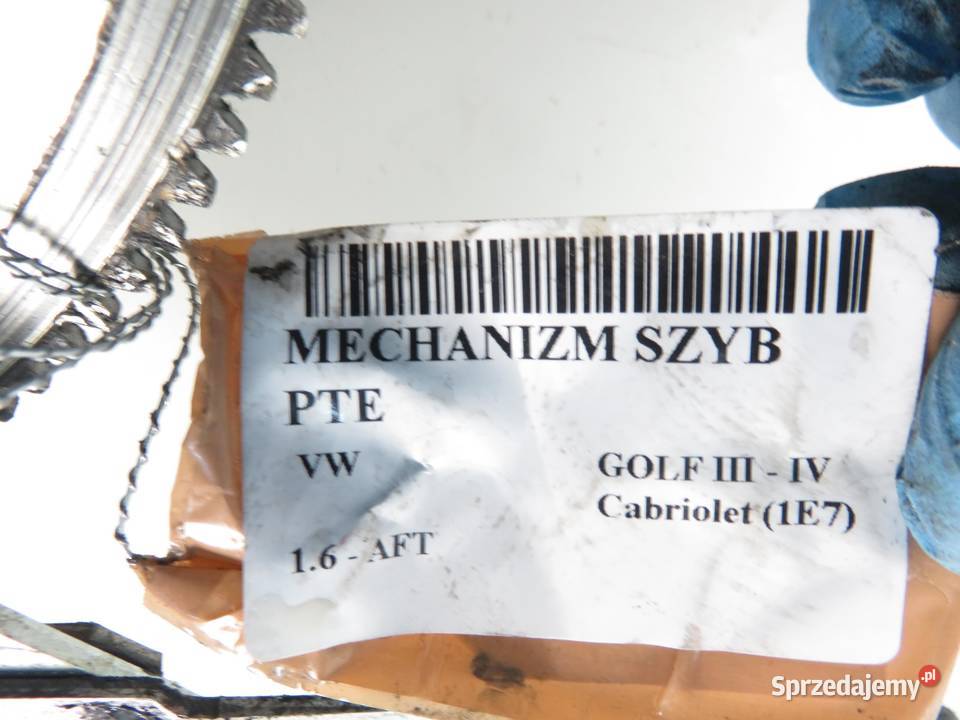 PODNOŚNIK SZYBY PRAWY TYLNY VW GOLF IV Cabriolet