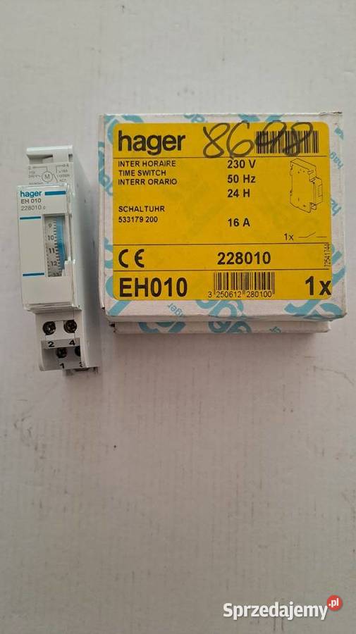 Zegar sterujący HAGER EH 01016A łódzkie Bełchatów