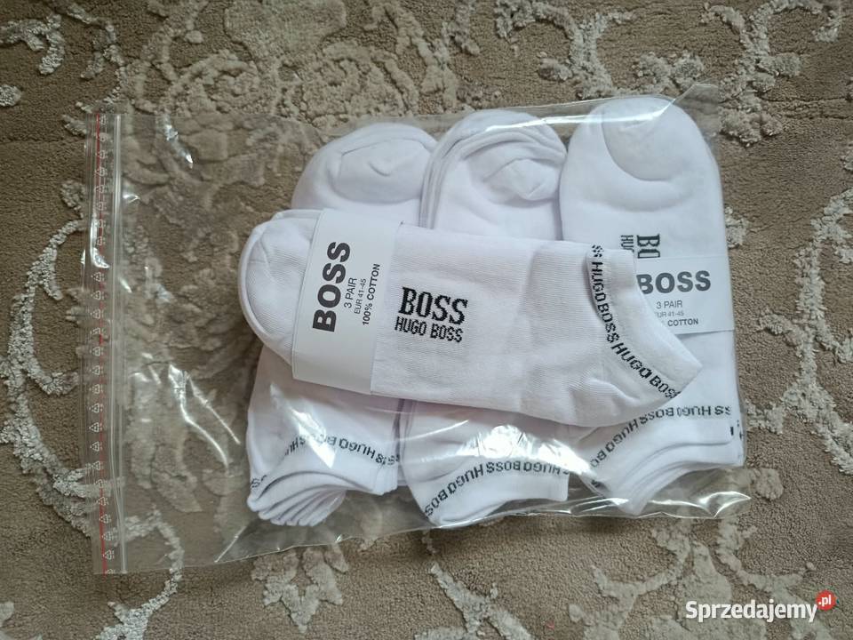 Komplet skarpetki męskie stopki Hugo Boss 4145 podlaskie Białystok
