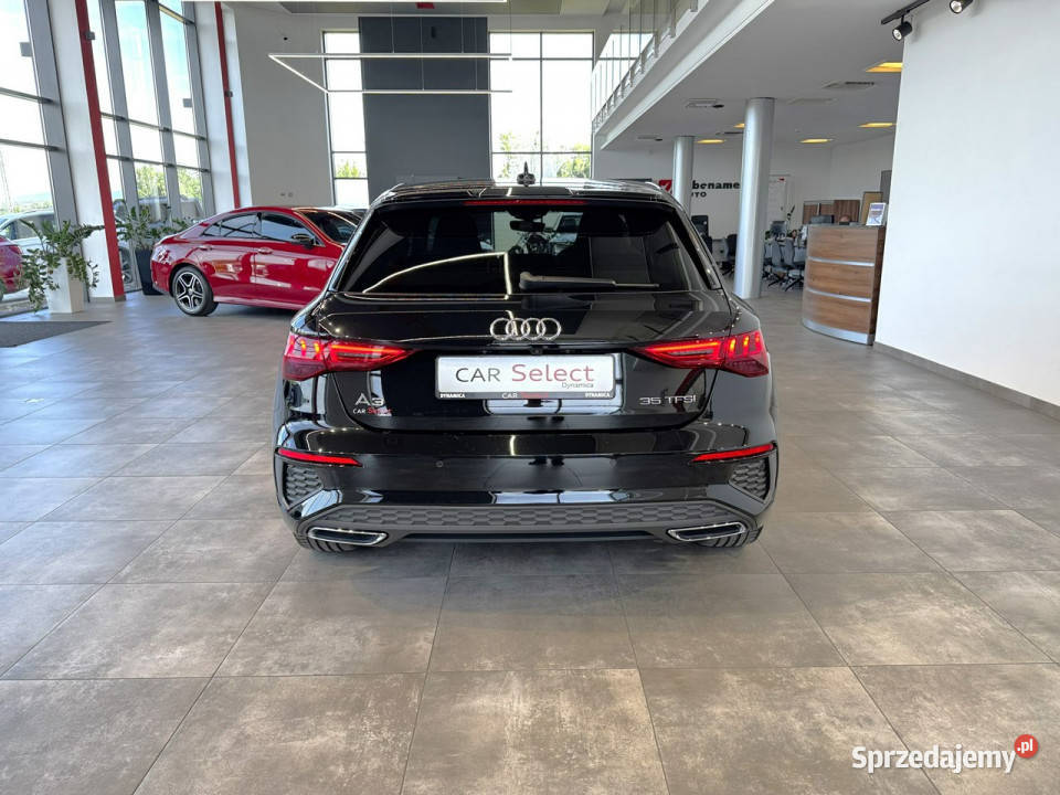 Audi A3 Sportback Sline 35TFSI 150 Stronic Rok produkcji 2023 małopolskie Myślenice