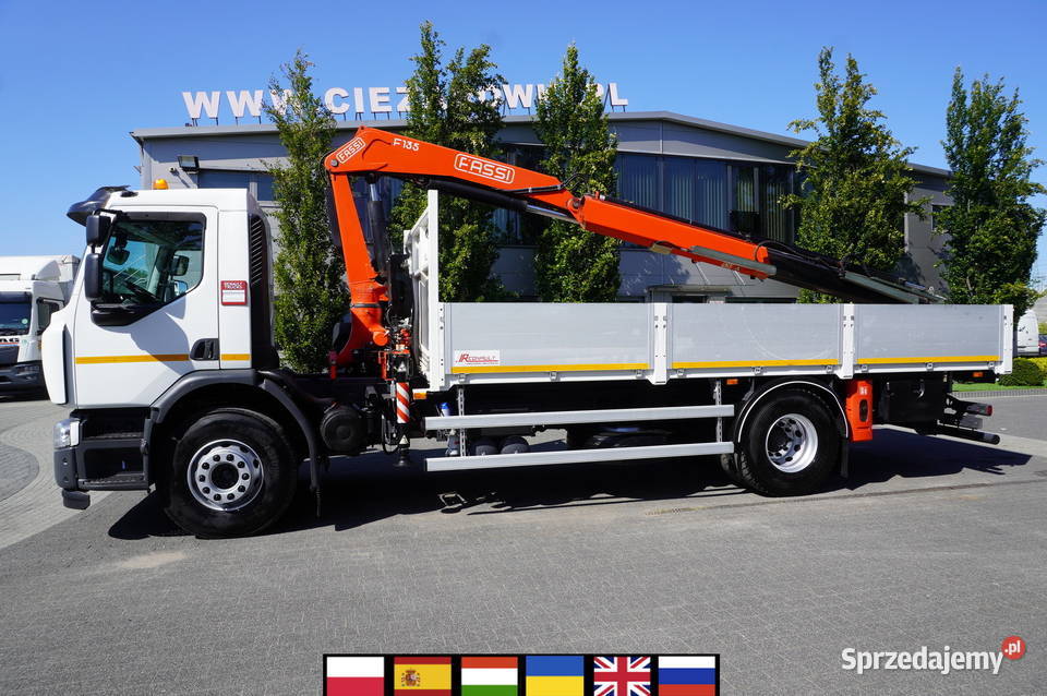 Renault C280 DTI 8 HDS Fassi 56 t Zasięg 8 m małopolskie Kraków