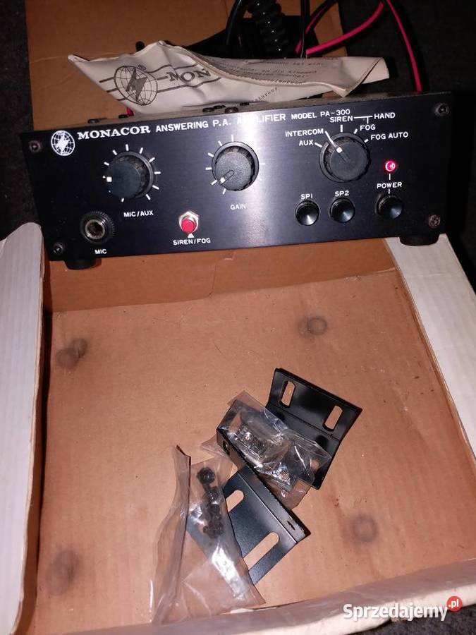 Made in JapanNowy wzmacniacz Monacor pa300 Elektronika Gorzów Wielkopolski