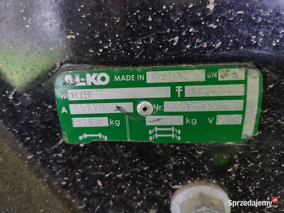 Ośosie alko BTR AMC camper zabudowa Motoryzacja Łucka