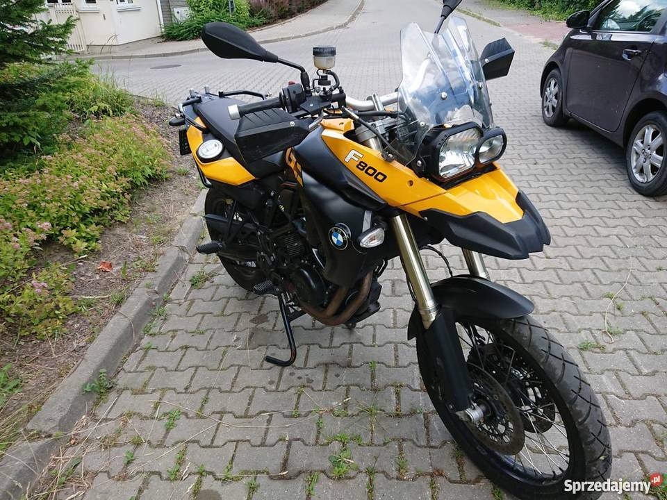 BMW F 800 GS ABS Grzane Manetki Centralna Stopka nieuszkodzony Warszawa