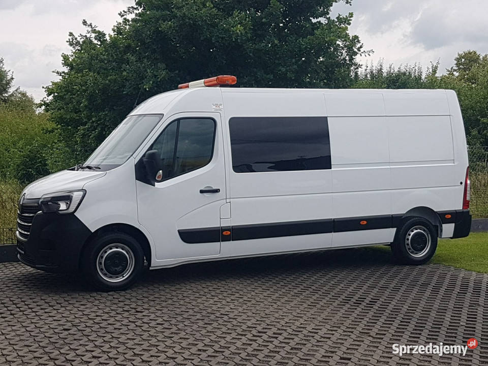 Renault Master 7 OSÓb L3H2 BRYGADÓWKA DŁUGI serwisowany w ASO