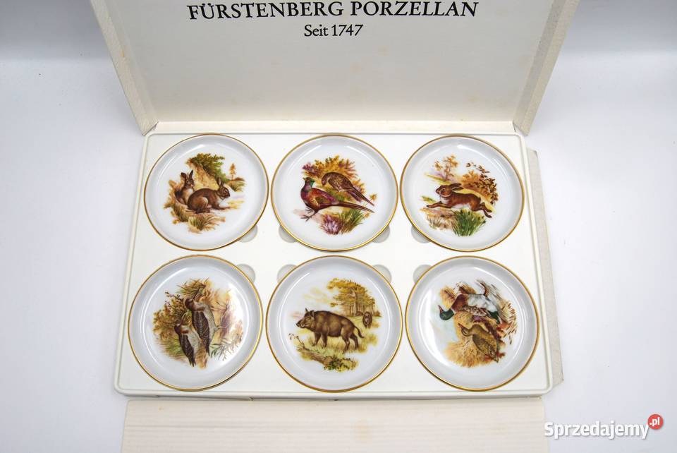 Podstawki talerzyki Furstenberg 6 sztuk wielkopolskie sprzedam